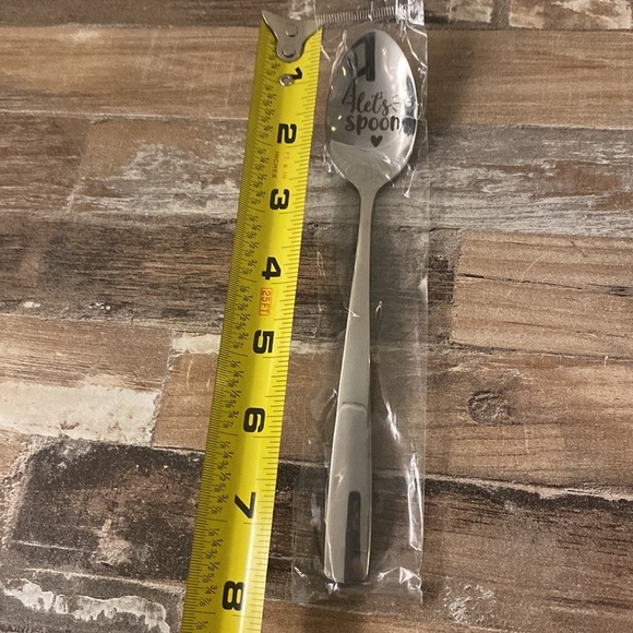 New spoon in bag has let’s spoon with a heart engraved on it - Picture 5 of 5